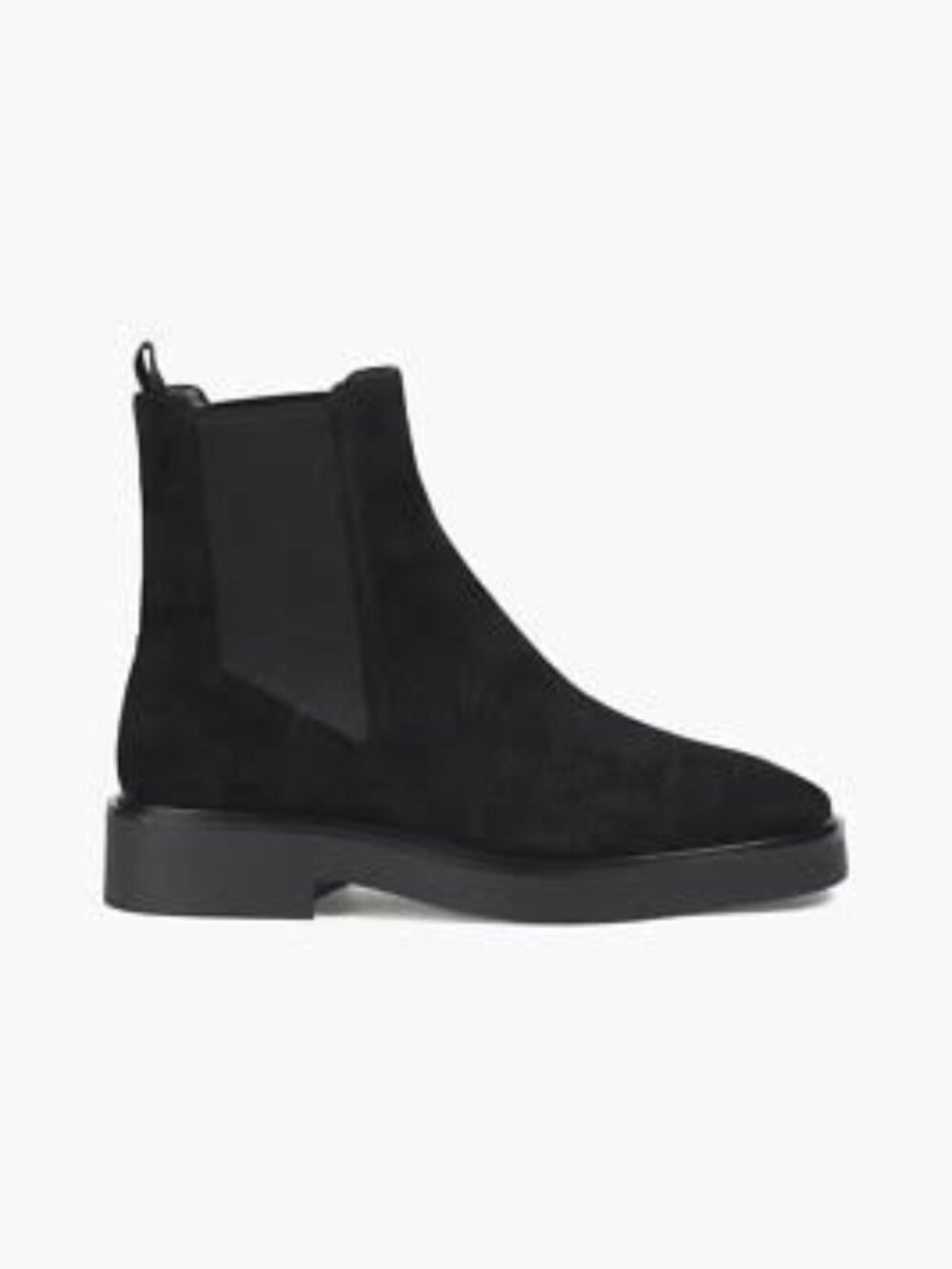 STUART WEITZMAN Henley Suede Chelsea Boots Womens BLK Gored Sides Sz 8 /38.5